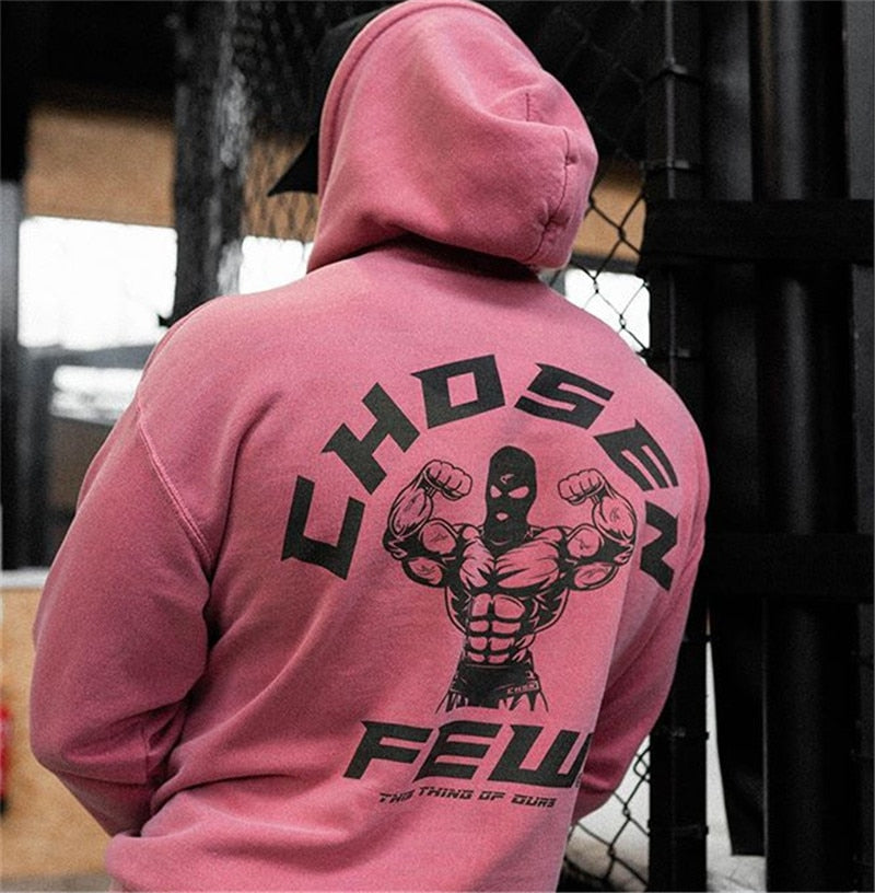 Men's Spring Gym Sports Cotton hoodie.