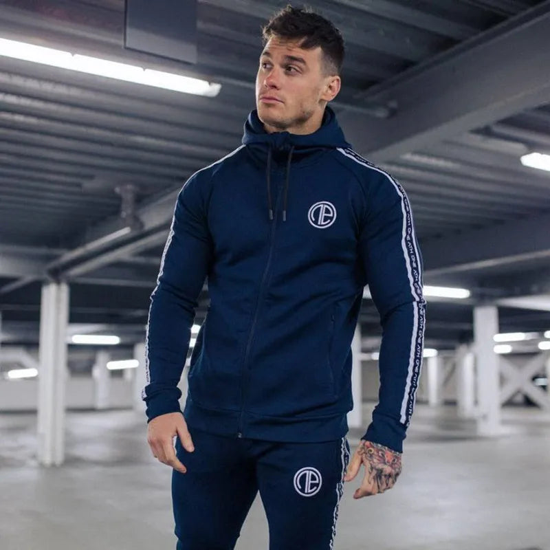 Men's Sport Suit - Bodybuilding Jacket and Pants Set